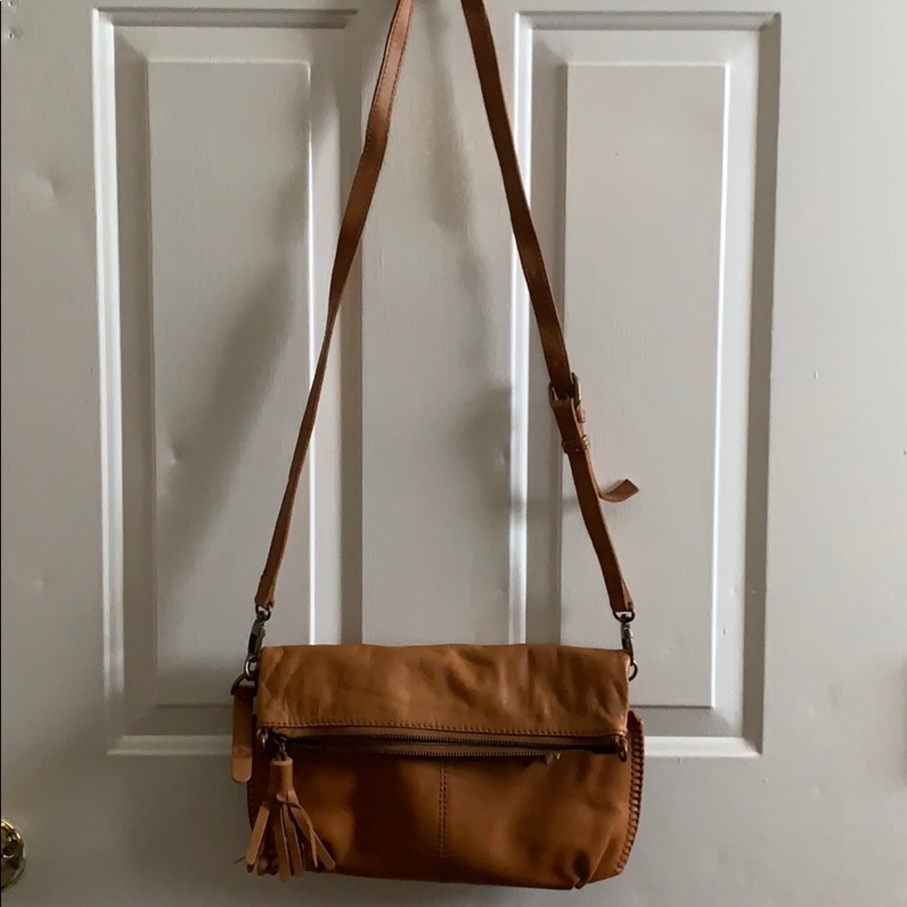 Lucky brand leather crossbody